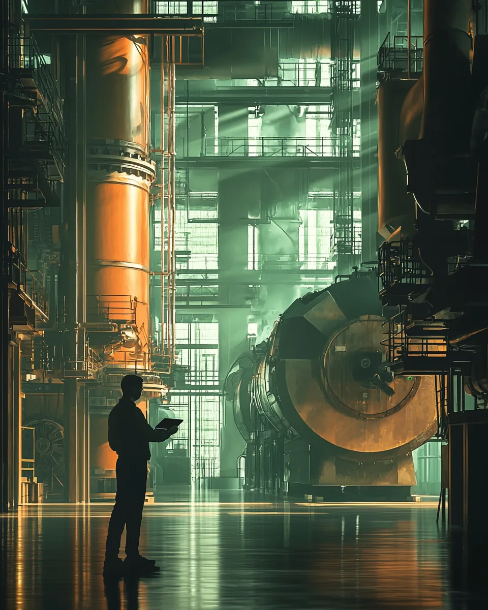 대한기계설비성능점검원 - 산업용 기계실 점검 현장